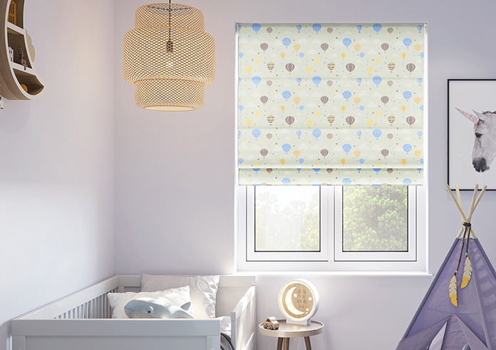 Balloon Festival, Skyline - Roman Blind - Image 3